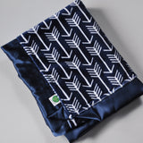 Navy Blue Arrow Blanket