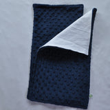 Navy Blue Minky Burp Cloth