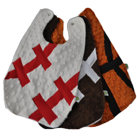 Sports Theme Baby Bib