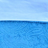 Paisley Minky Baby Bib w/ Cotton Back 2 Pack