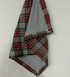 Gift Set For Aunt Pam Plaid Baby Blanket with coordinating accessories
