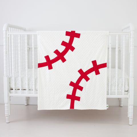 Cozy Wozy Babseball Baby Blanket