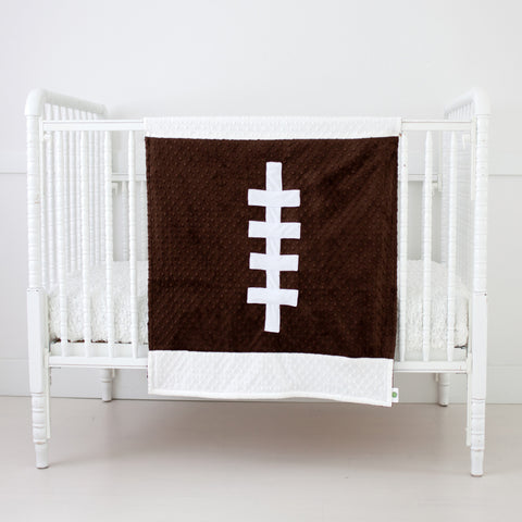 Football shaped Baby Blanket