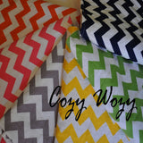 Chevron Blanket Aqua with Teal Minky