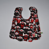 Sock Monkey Bib Set  2 Pack