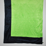 Front of Blanket with Navy border
