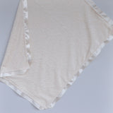 Ivory Baby Blanket