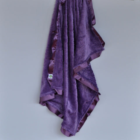 Purple Paisley Baby Blanket