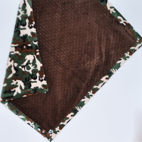 Camo Minky Baby Blanket