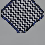 Navy Chevron Security Blanket