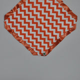 Orange Chevron Security Blanket