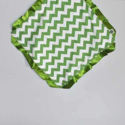 Green Chevron Security Blanket