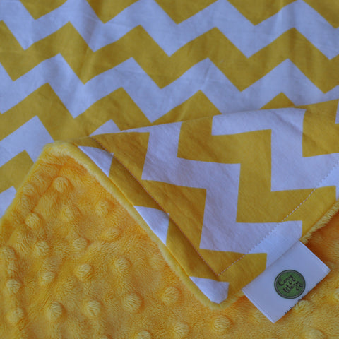 Yellow Chevron Blanket