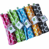 Moroccan Lattice Burp Cloth
