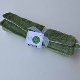 Paisley Burp Cloth Green 2 Pack