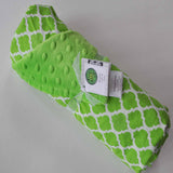 Lime Moroccan Lattice Baby Blanket