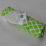 Lime Moroccan Lattice Baby Blanket