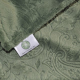 Paisley Minky Baby Blanket Collection 9 Colors Available