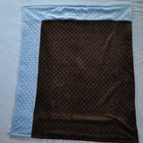 Signature Minky Baby Blanket Brown Collection
