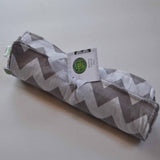 Gray Chevron Burp Cloth Set