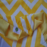 Chevron Minky Luxury Yellow Lovie/ Security Blanket