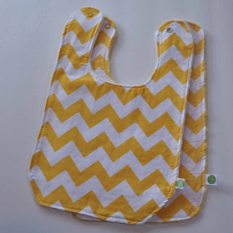 Yellow chevron with yellow minky 