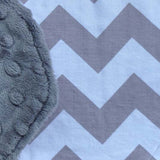 Chevron Bib With Minky Back