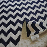 Chevron Baby Blanket Navy Blue