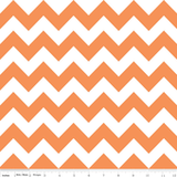 Satin Trim Chevron Baby Blanket in Orange