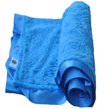 Turquoise Paisley Baby Blanket