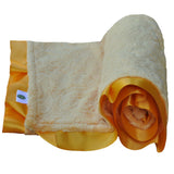 Yellow Paisley Baby Blanket