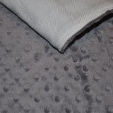 Charcoal Gray Burp Cloth